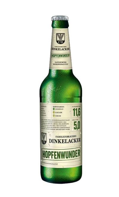 Bia Dinkelacker Hopfenwunder 5% - chai 330ml